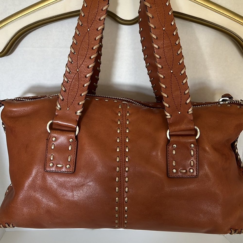 Vintage MICHAEL Michael Kors Leather Satchel - Picture 5 of 16